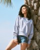 Bluza damska krótka oversize Heavyweight Sweatshirt (N9087)