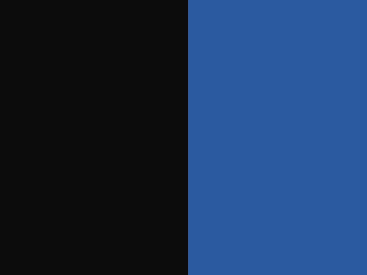 black/royal blue