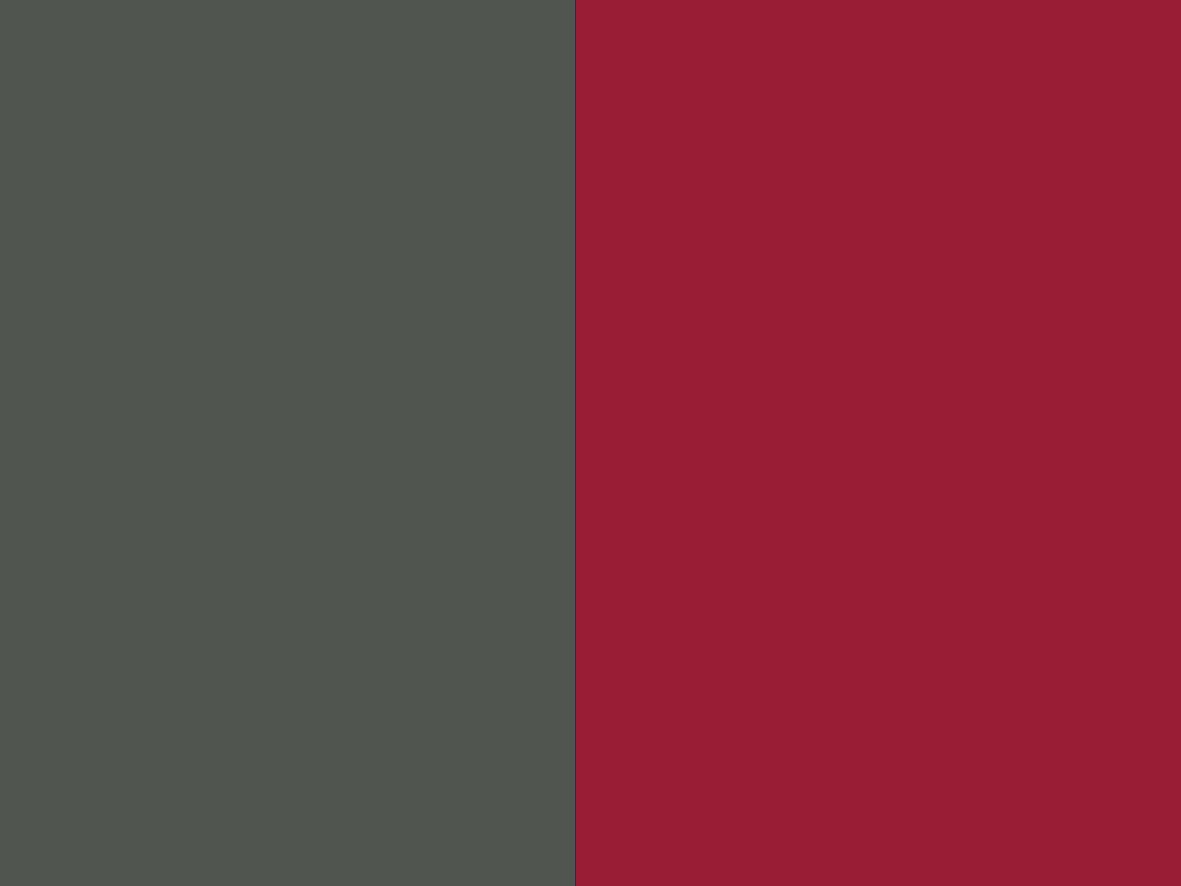 slate grey/red
